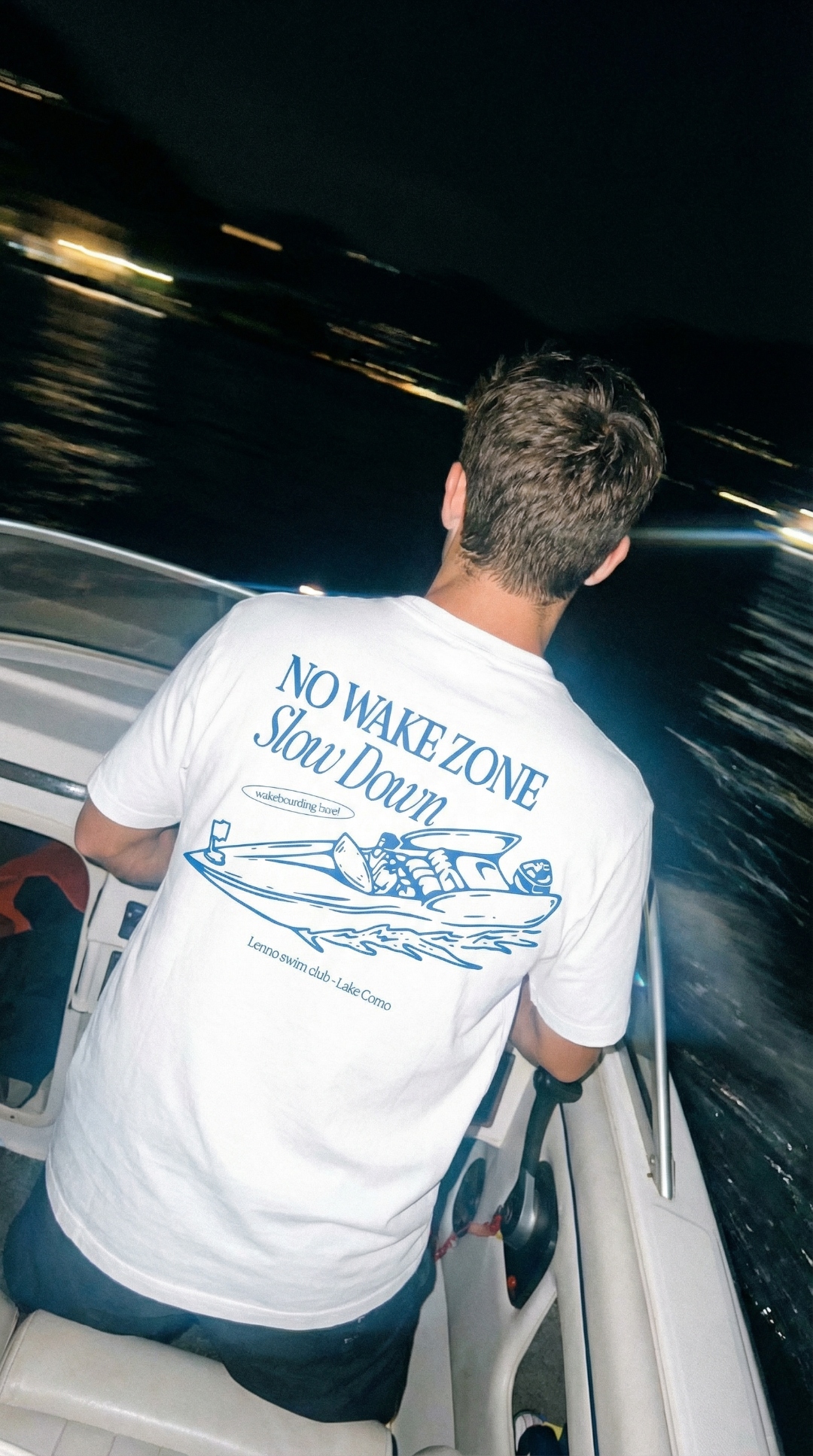 No Wake Zone Slow Down